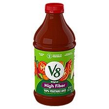V8 Original High Fiber, 100% Vegetable Juice, 46 Fluid ounce