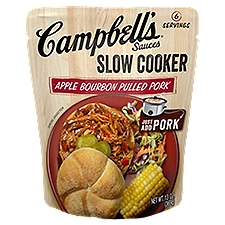 Campbell's® Slow Cooker Sauces Apple Bourbon Pulled Pork, 13 Ounce