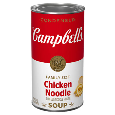 Campbell's Condensed Family Size Chicken Noodle Soup, 22.4 oz. Can