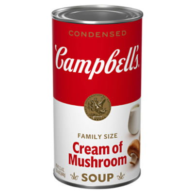 Campbell's Condensed Cream of Mushroom Soup, 22.6 oz Family Size Can