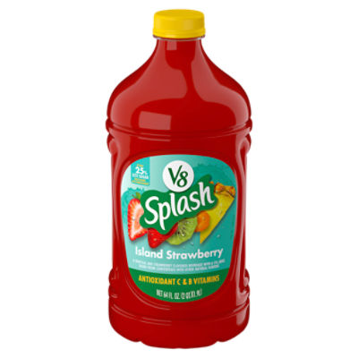 V8 Splash Island Strawberry Juice, 64 fl oz