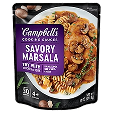 Campbell's Savory Marsala Cooking Sauces, 11 oz, 11 Ounce