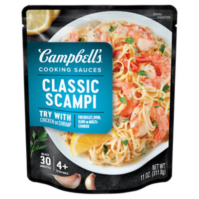 Campbell's Classic Scampi Cooking Sauces, 11 oz, 11 Ounce