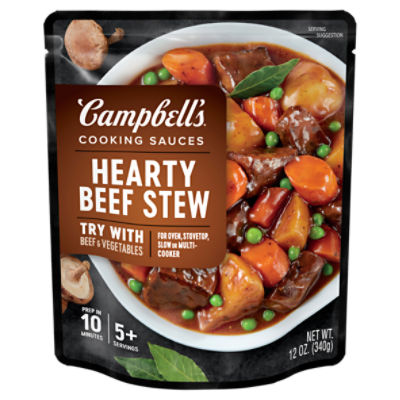 Campbell's Hearty Beef Stew Cooking Sauces, 12 oz, 12 Ounce