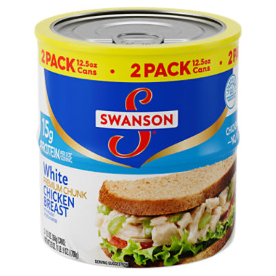 Swanson White Premium Chunk Canned Chicken Breast in Water 12.5