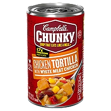 Campbell's Chunky Chicken Tortilla with White Meat Chicken, Soup, 18.6 Ounce