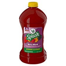 V8 Splash Berry Blend Flavored Juice Beverage, 96 fl oz Bottle, 96 Fluid ounce