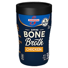 Swanson Sipping Bone Broth, Chicken Bone Broth, 10.75 ounce Sipping Cup