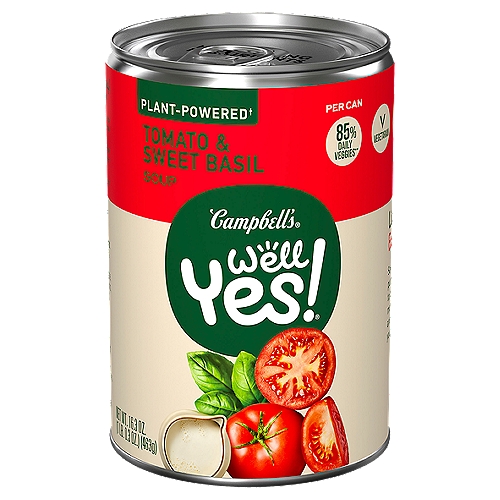 Campbell's Well Yes! Tomato & Sweet Basil Soup, 16.3 oz