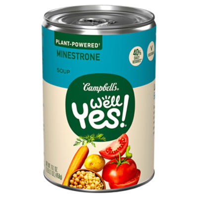 Campbell's Well Yes! Minestrone Soup, 16.1 Oz Can