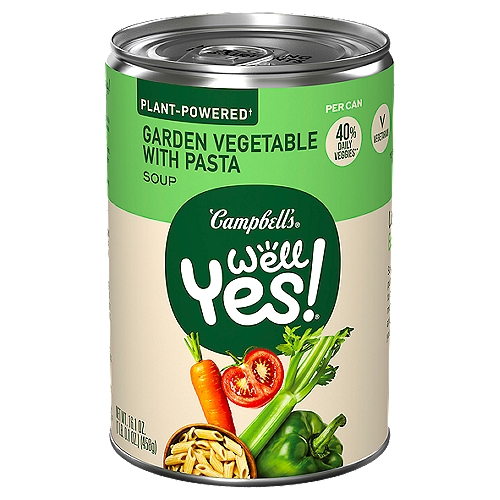Campbell's Well Yes! Garden Vegetable with Pasta Soup, 16.1 oz