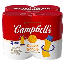 Campbell's Condensed Kids Soup, Double Noodle Soup, 10.5 Ounce Can (Pack of 4)