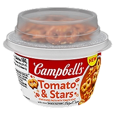 Campbell's Tomato and Stars with Snack Factory Mini Pretzel Crisps, Soup, 7.35 Ounce