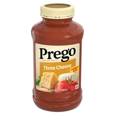 Prego Three Cheese Pasta Sauce, 45 Oz Jar ShopRite