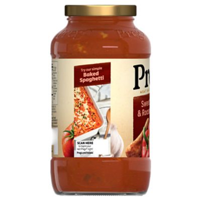 Prego Pasta Sauce, No Sugar Added Traditional, 23.5 oz Jar