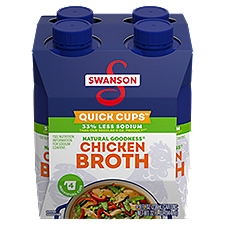 Swanson Natural Goodness Chicken Broth, 8 fl oz, 4 count