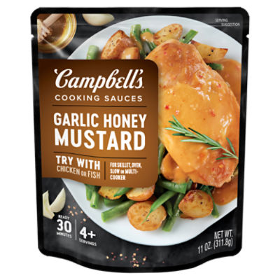 Campbell's Cooking Sauces Garlic Honey Mustard Cooking Sauces, 11 oz
