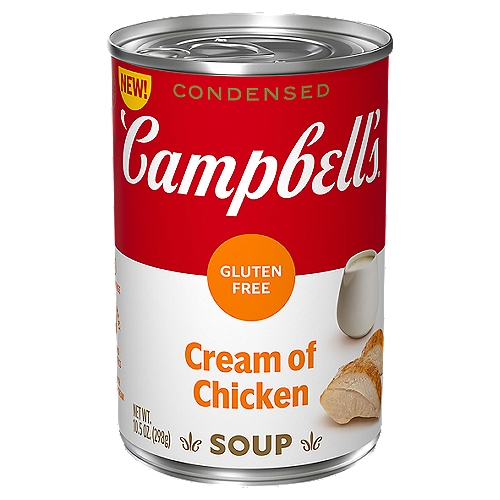 Campbell's Condensed Gluten Free Cream of Chicken Soup, 10.5 oz Can