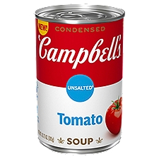 Campbell's Condensed Unsalted Tomato Soup, 10.75 ounce Can