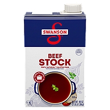 Swanson 100% Natural Beef Stock, 48 oz Carton