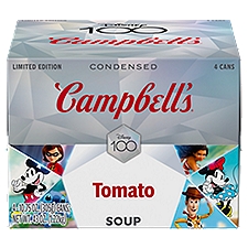 Campbell's Condensed Disney Tomato Soup, 10.75 oz Cans (4 pack)
