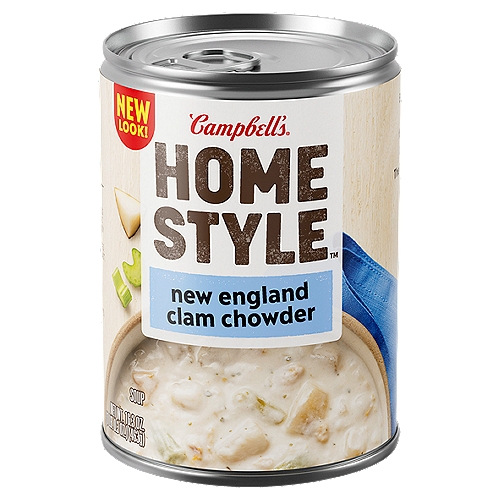 Campbell's Homestyle New England Clam Chowder Soup, 16.3 ounce Can
