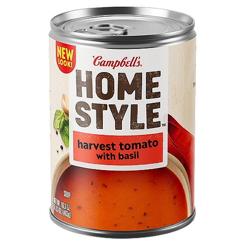 Campbell's Homestyle Harvest Tomato Soup With Basil, 16.3 ounce Can