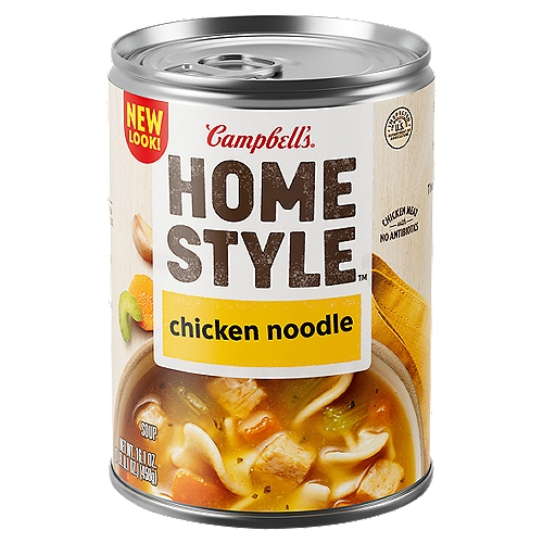 Campbell's Homestyle Chicken Noodle Soup, 16.1 ounce Can