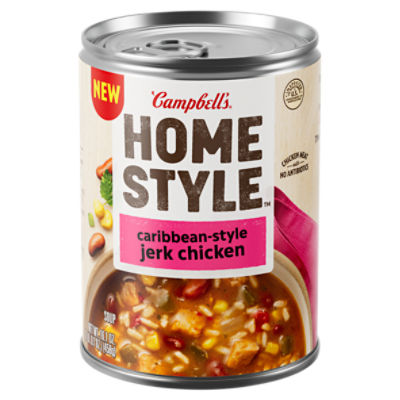 Campbell's Homestyle Caribbean-Style Jerk Chicken Soup, 16.1 ounce Can, 16.1 Ounce