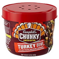 Campbell's Chunky Soup, Thanksgiving Turkey Soup, 15.25 oz Microwavable Bowl
