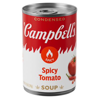 Campbell's Condensed Spicy Tomato Soup, 10.5 oz Can ShopRite