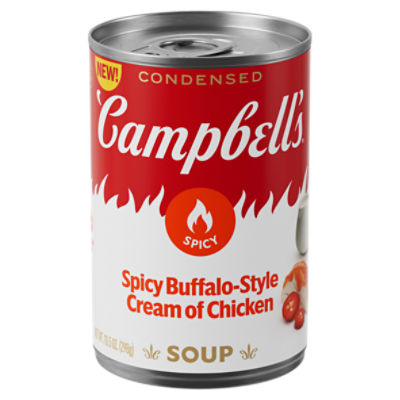 Campbell's Condensed Spicy Buffalo-Style Cream of Chicken Soup, 10.5 oz Can