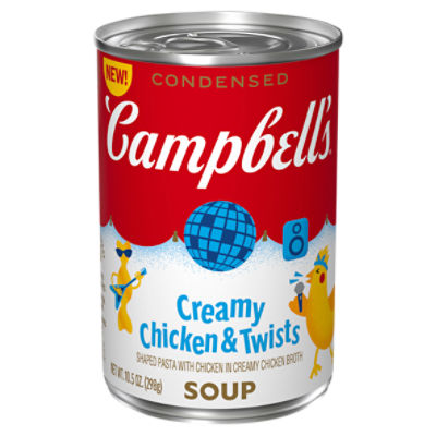 Campbell's Condensed Creamy Chicken & Twists Soup, 10.5 oz