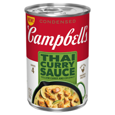 Campbell's Condensed Yellow Curry and Coconut Thai Curry Sauce, 10.5 oz