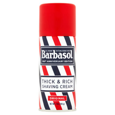 Barbasol Original Thick & Rich Shaving Cream 100th Anniversary Edition, 7 oz, 7 Ounce