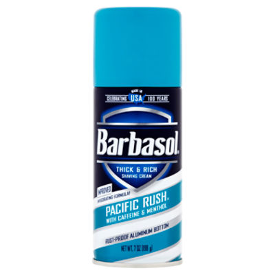 Barbasol Pacific Rush Thick & Rich Shaving Cream, 7 oz