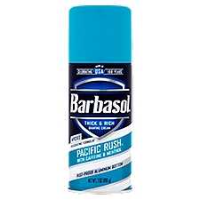 Barbasol Pacific Rush Thick & Rich, Shaving Cream, 7 Ounce