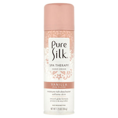 Pure Silk Vanilla Shea Butter Spa Therapy Shave Cream, 7.25 oz