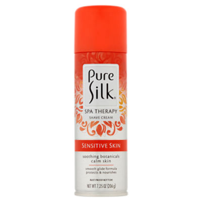 Pure Silk Spa Therapy Sensitive Skin Shave Cream, 7.25 oz
