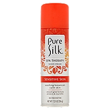 Pure Silk Spa Therapy Sensitive Skin Shave Cream, 7.25 Ounce