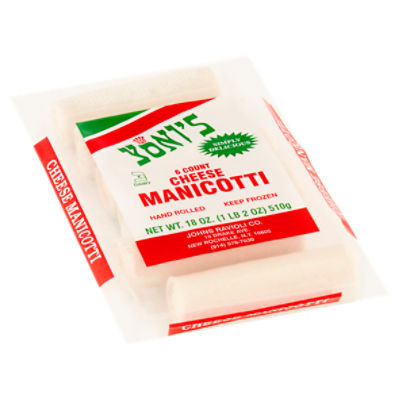 Yoni's Cheese Manicotti, 6 count, 18 oz