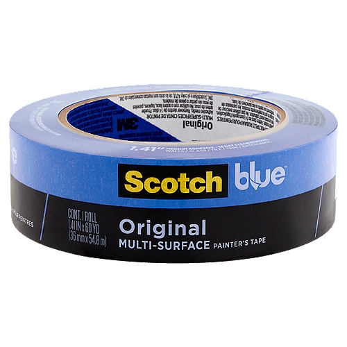 ScotchBlue Original 1.4'' Medium Adhesive Painter's Tape, 1.41 in