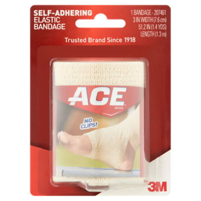 ACE™ Brand Self-Adhering Elastic Bandage, 3 in., Beige, 1/Pack, 1 Each