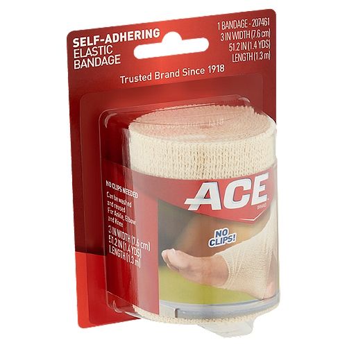 ACE™ Brand Self-Adhering Elastic Bandage, 3 in., Beige, 1/Pack