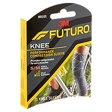 FUTURO™ Performance Compression Knee Sleeve, Small / Medium, 1 Each