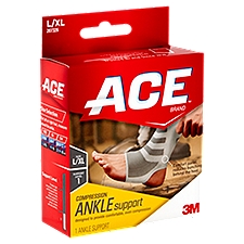 Ace Brand Compression Ankle Support, Large/Xtra Large, 1 Each