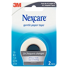 Nexcare Gentle Paper 2 in x 10 yd, Tape, 1 Each