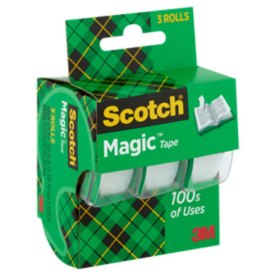 Scotch® Magic™ Tape, 3/4 in. x 300 in., 3 Dispensers/Pack