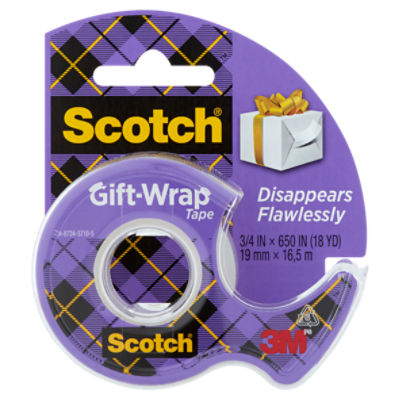 Scotch® GiftWrap Tape, 3/4 in. x 650 in., 1 Dispenser/Pack ShopRite