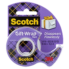 Scotch® Gift-Wrap Tape, 3/4 in. x 650 in., 1 Dispenser/Pack